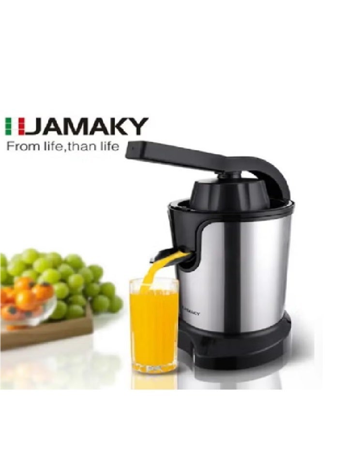 Jamaky Electric Orange Juicer, Stainless Steel, 700 Watts, Italian Technology, JMK 4004 - Image 2